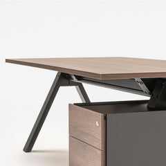 Vadītāju galds VIGA ar atvilktņu bloku, mdd; konfigurējams