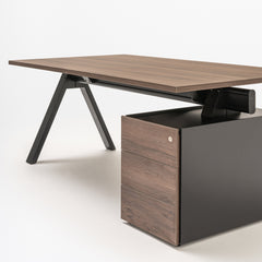 Vadītāju galds VIGA ar atvilktņu bloku, mdd; konfigurējams