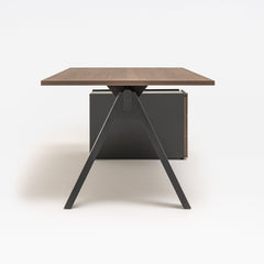 Vadītāju galds VIGA ar atvilktņu bloku, mdd; konfigurējams