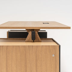 Vadītāju galds VIGA ar plauktiem, mdd; konfigurējams