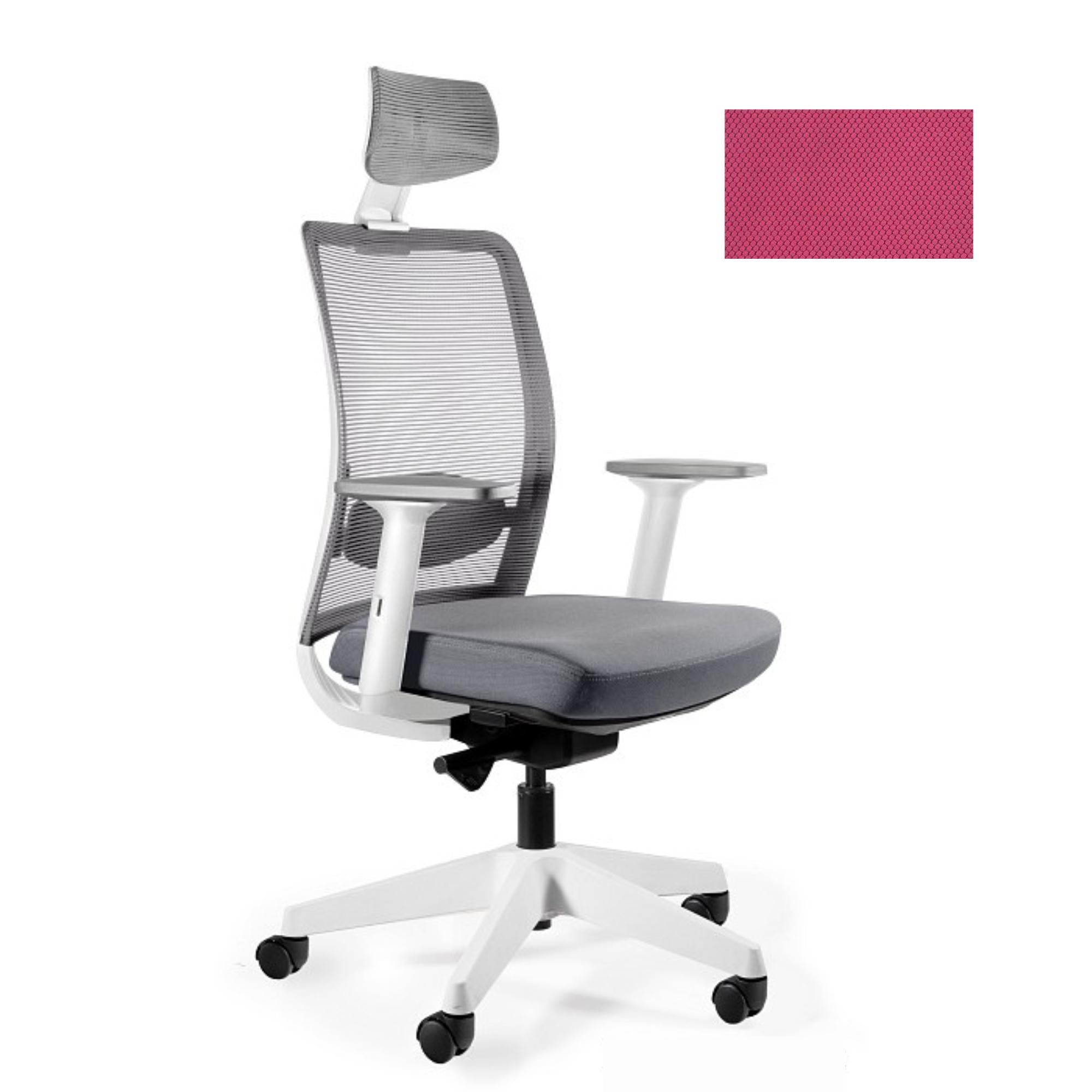 Biroja krēsls ANGGUN, balts - Ergostock.lv