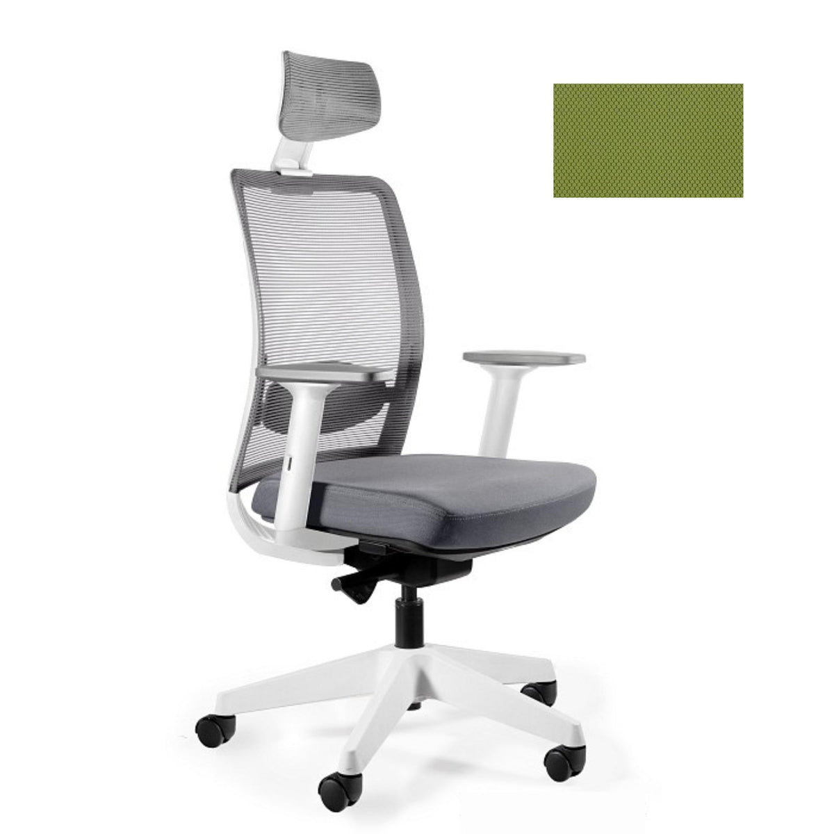 Biroja krēsls ANGGUN, balts-Ergostock