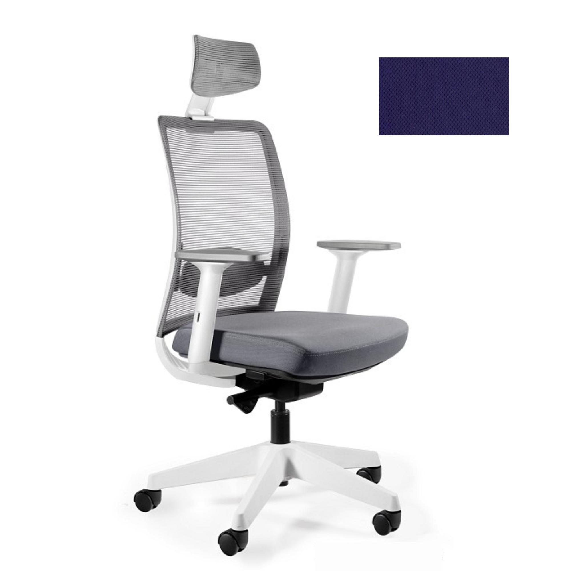 Biroja krēsls ANGGUN, balts-Ergostock