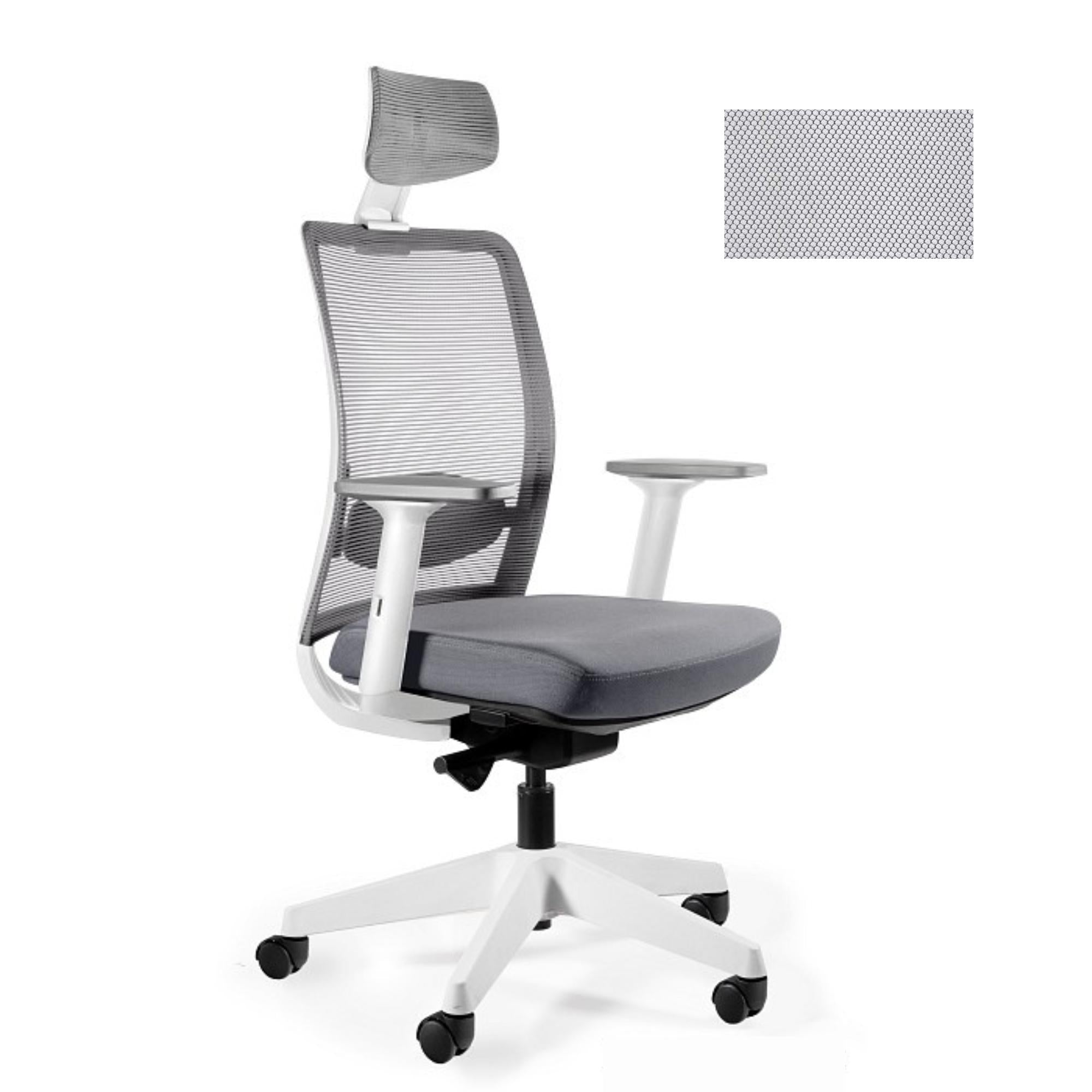 Biroja krēsls ANGGUN, balts-Ergostock