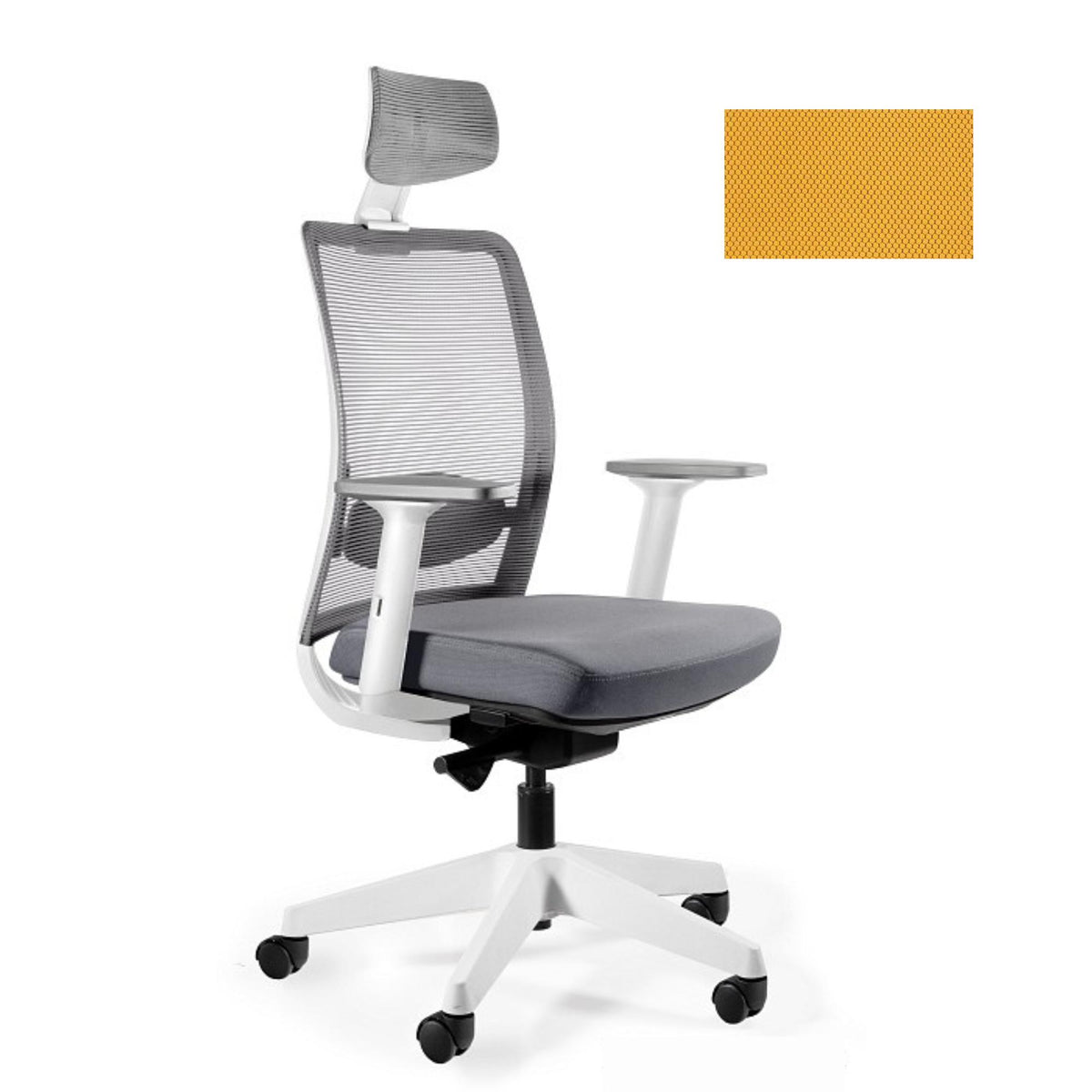 Biroja krēsls ANGGUN, balts-Ergostock