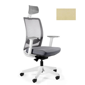Biroja krēsls ANGGUN, balts-Ergostock