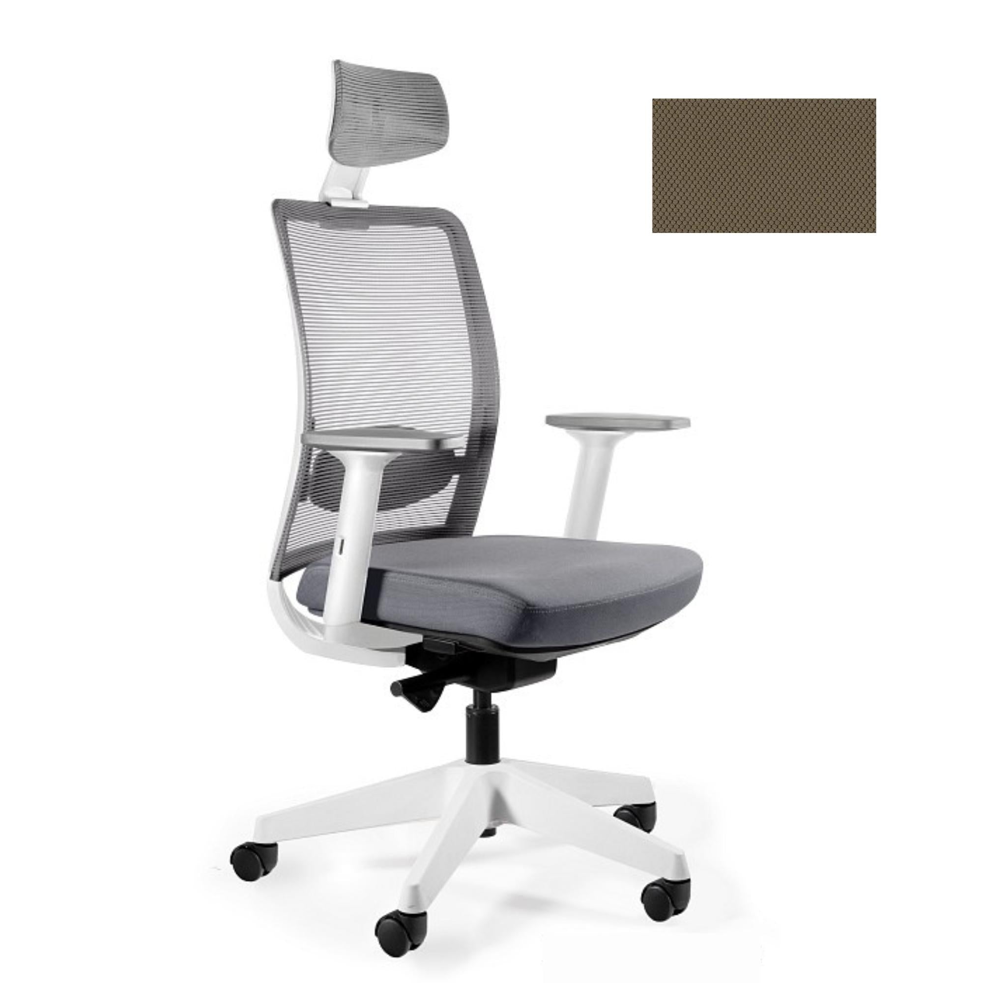 Biroja krēsls ANGGUN, balts-Ergostock