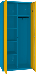 Inventāra skapis ar pakaramo 1800x800x500 mm - Ergostock.lv