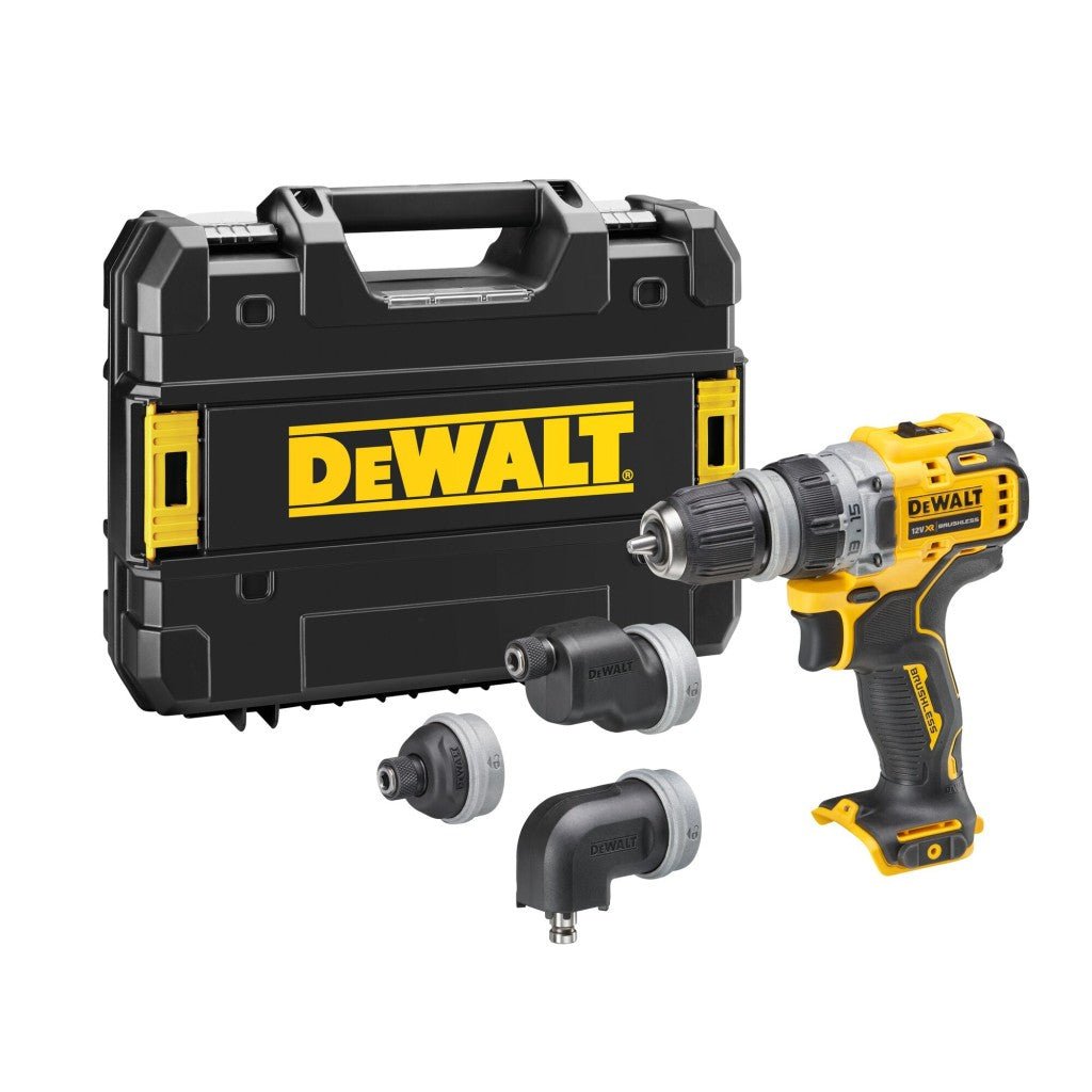 DeWalt DCD703NT-XJ Akumulatora Skrūvgriezis/Urbjmašīna Bez Akumulatora Un Lādētāja 12V - Ergostock.lv