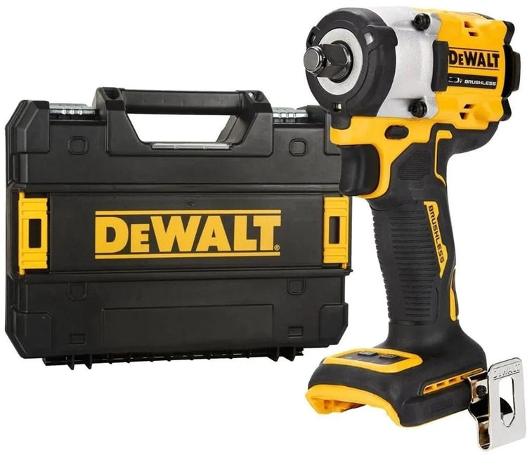 DeWalt DCF921NT-XJ Akumulatora Trieciena Uzgriežņu Atslēga Bez Akumulatora Un Lādētāja 18V - Ergostock.lv