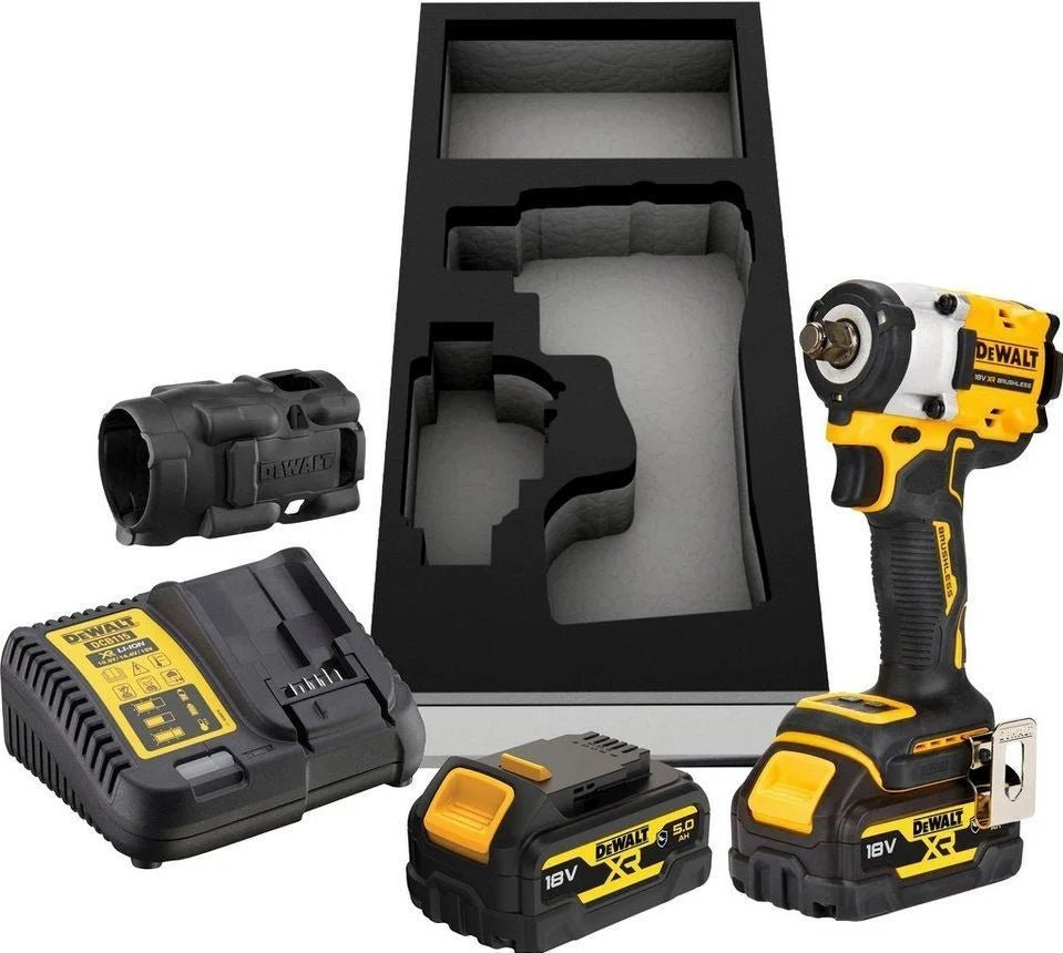 DeWalt DCF921P2G-QW Akumulatora Trieciena Uzgriežņu Atslēga 2x5Ah 18V - Ergostock.lv