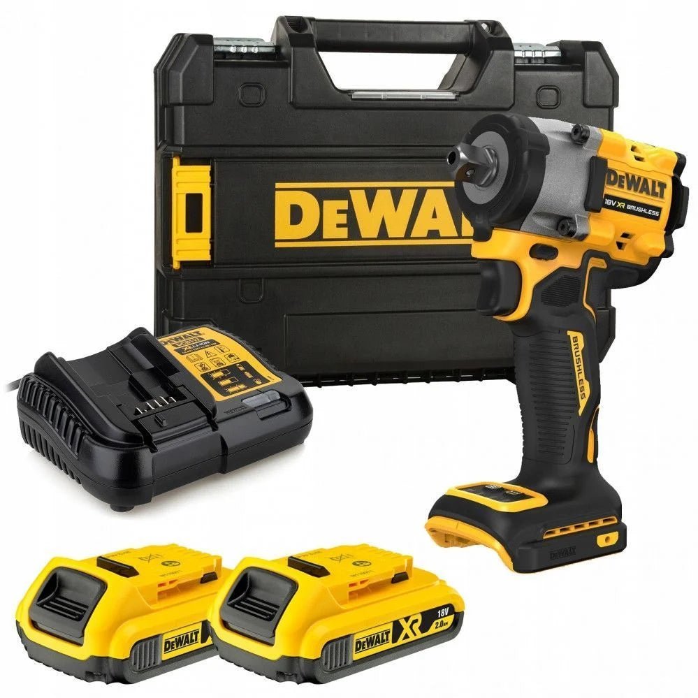 DeWalt DCF922D2T-QW Akumulatora Trieciena Uzgriežņu Atslēga 2x2Ah 18V - Ergostock.lv