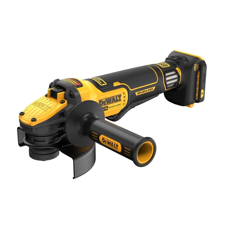 Dewalt XR Akumulatora Leņķa Slīpmašīna 125mm Bez Akumulatora Un Lādētāja 18V (DCG416VSN-XJ) - Ergostock.lv