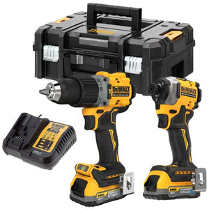 Dewalt DCK2050E2T-QW Instrumentu Komplekts 2x1.7Ah 18V - Ergostock.lv