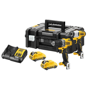 Dewalt DCK2110L2T-QW Instrumentu Komplekts 2x3Ah 12V - Ergostock.lv