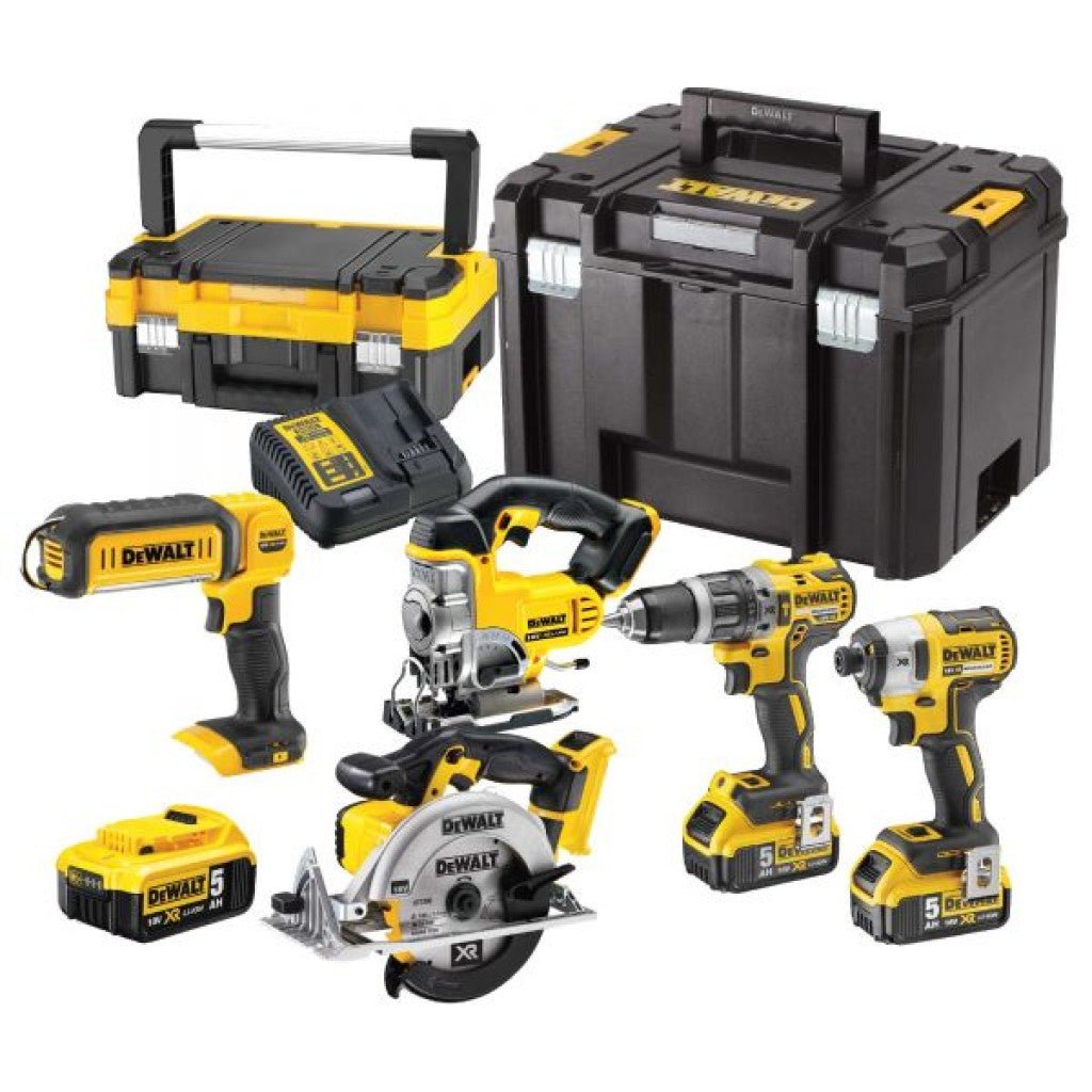 DeWalt DCK551P3T-QW Instrumentu Komplekts 18V 3x4Ah - Ergostock.lv