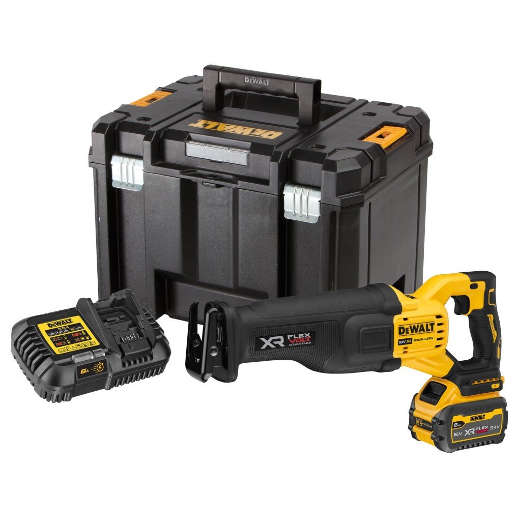 Dewalt DCS386T1-QW Akumulatora Zobenzāģis 1 6Ah 18V - Ergostock.lv