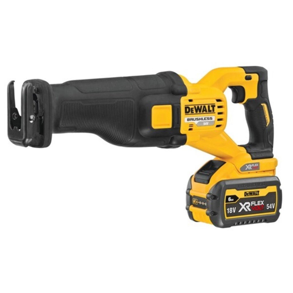 Dewalt XR Flexvolt Akumulatora Zobenzāģis 2x6Ah 54V (DCS389T2-QW) - Ergostock.lv