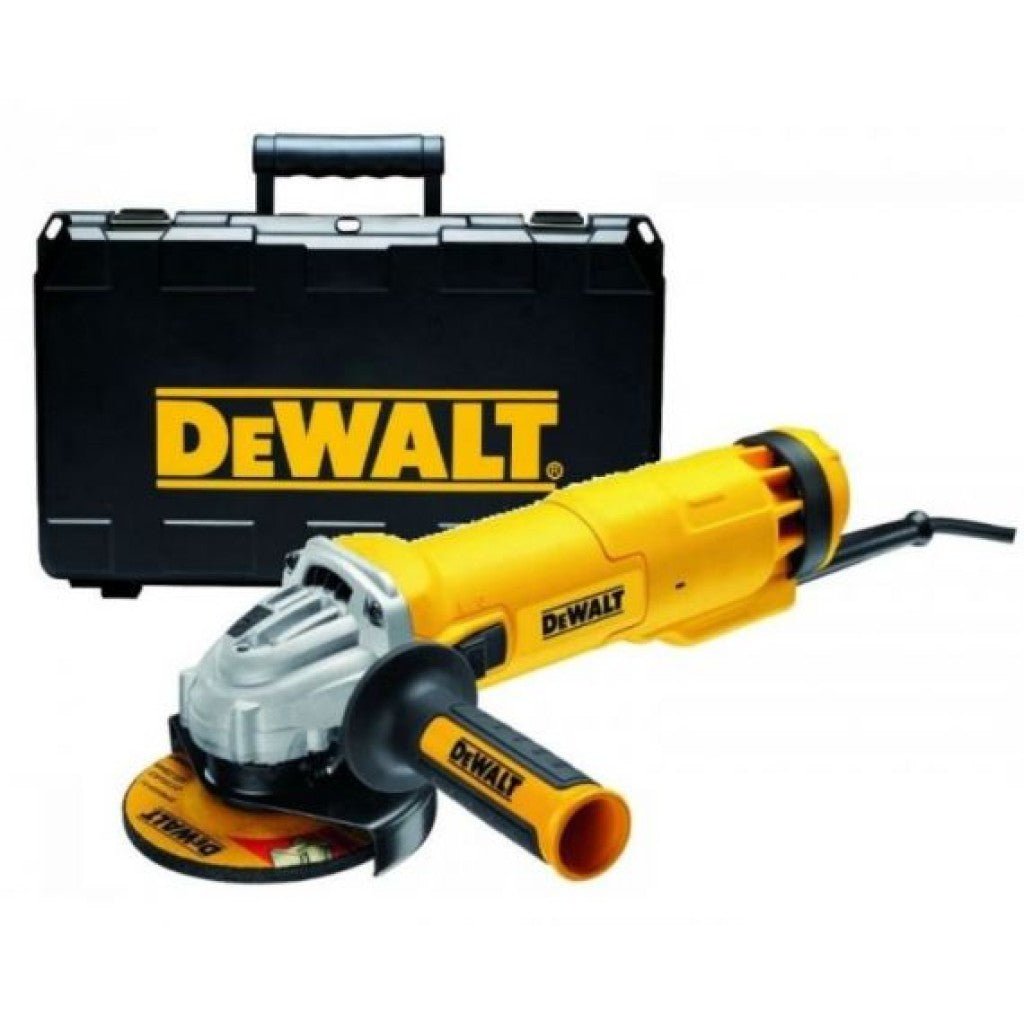 DeWalt DWE4237K-QS Elektriskā Leņķa Slīpmašīna 1400W - Ergostock.lv