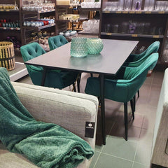 Krēsls BRITA zaļš samts-Ergostock