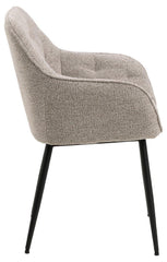 Krēsls BROOKE ar roku balstiem bēšs-Ergostock