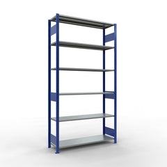 Metāla plaukts Schulte Multiplus 2500 mm x1300 mm divpusējs plug in-Ergostock