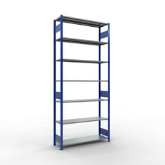 Metāla plaukts Schulte Multiplus 3000 mm x1300 mm divpusējs plug in-Ergostock