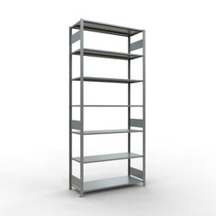 Metāla plaukts Schulte Multiplus 3000 mm x1300 mm divpusējs plug in-Ergostock