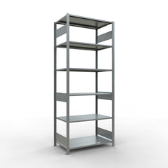 Metāla plaukts Schulte Multiplus 2500 mm x1000 mm divpusējs plug in-Ergostock