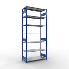 Metāla plaukts Schulte Multiplus 3000 mm x1300 mm divpusējs plug in-Ergostock