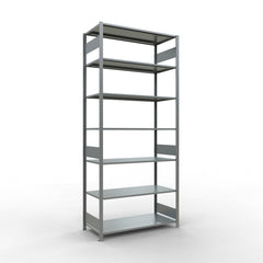 Metāla plaukts Schulte Multiplus 3000 mm x1300 mm divpusējs plug in-Ergostock