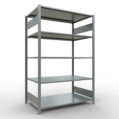 Metāla plaukts Schulte Multiplus 2000 mm x1300 mm divpusējs plug in-Ergostock