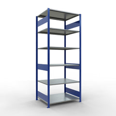 Metāla plaukts Schulte Multiplus 2500 mm x1000 mm divpusējs plug in-Ergostock