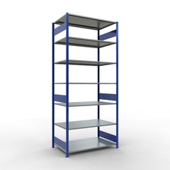 Metāla plaukts Schulte Multiplus 3000 mm x1300 mm divpusējs plug in-Ergostock