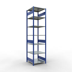 Metāla plaukts Schulte Multiplus 3000 mm x750 mm divpusējs plug in-Ergostock