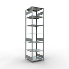 Metāla plaukts Schulte Multiplus 3000 mm x750 mm divpusējs plug in-Ergostock