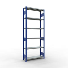 Metāla plaukts Schulte Multiplus 2500 mm x1000 mm divpusējs plug in-Ergostock