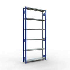 Metāla plaukts Schulte Multiplus 3000 mm x1300 mm divpusējs plug in-Ergostock