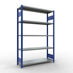 Metāla plaukts Schulte Multiplus 2000 mm x1300 mm divpusējs plug in-Ergostock