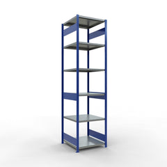 Metāla plaukts Schulte Multiplus 3000 mm x750 mm divpusējs plug in-Ergostock