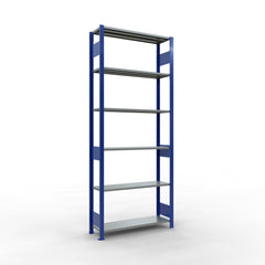 Metāla plaukts Schulte Multiplus 2500 mm x1000 mm divpusējs plug in-Ergostock