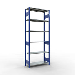 Metāla plaukts Schulte Multiplus 2500 mm x1000 mm divpusējs plug in-Ergostock