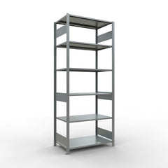 Metāla plaukts Schulte Multiplus 2500 mm x1000 mm divpusējs plug in-Ergostock