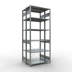 Metāla plaukts Schulte Multiplus 2500 mm x1000 mm plug in x2-Ergostock