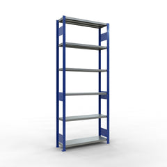 Metāla plaukts Schulte Multiplus 2500 mm x1000 mm divpusējs plug in-Ergostock