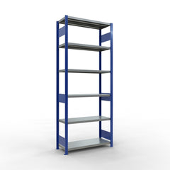 Metāla plaukts Schulte Multiplus 2500 mm x1000 mm divpusējs plug in-Ergostock