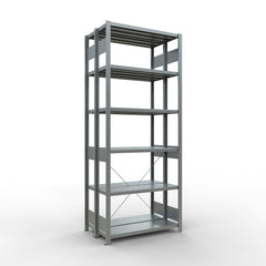 Metāla plaukts Schulte Multiplus 2500 mm x1000 mm plug in x2-Ergostock