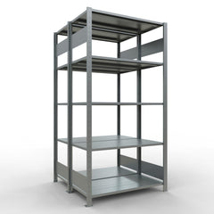 Metāla plaukts Schulte Multiplus 2000 mm x1000 mm divpusējs plug in x2-Ergostock