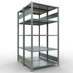 Metāla plaukts Schulte Multiplus 2000 mm x1000 mm divpusējs plug in x2-Ergostock