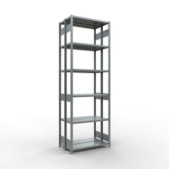 Metāla plaukts Schulte Multiplus 3000 mm x1000 mm divpusējs plug in x2-Ergostock